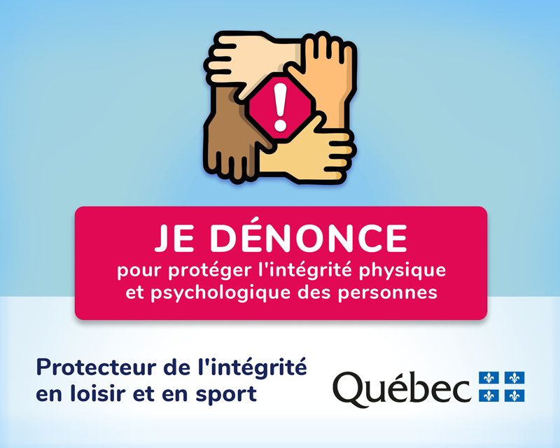 Politique d'intégrité Je porte plainte - RSEQ - Cantons-de-l'Est - Sport. Éducation. Fierté.